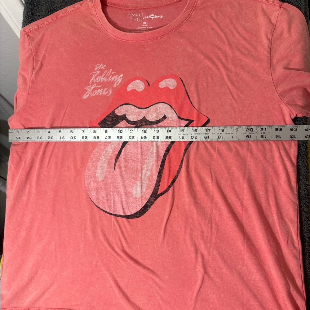 The Rolling Stones Coral Long Sleeve Tee- Size XL - Picture 3 of 4